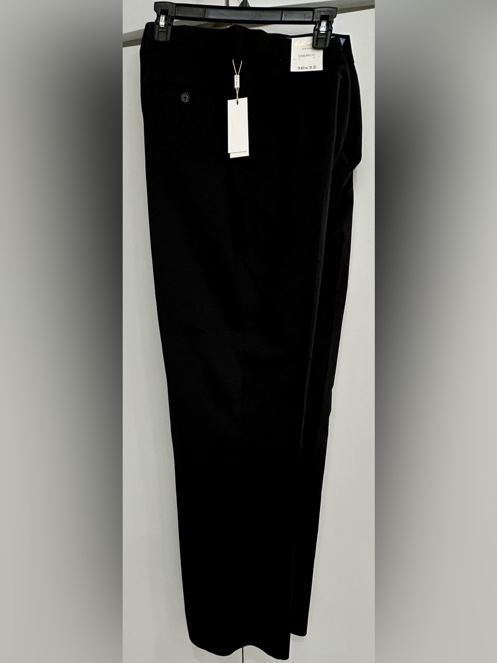 Roundtree & York Men's Black Dress Pants